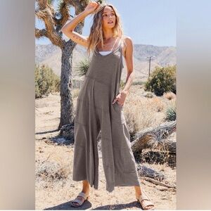 Women's Gray Jumpsuit